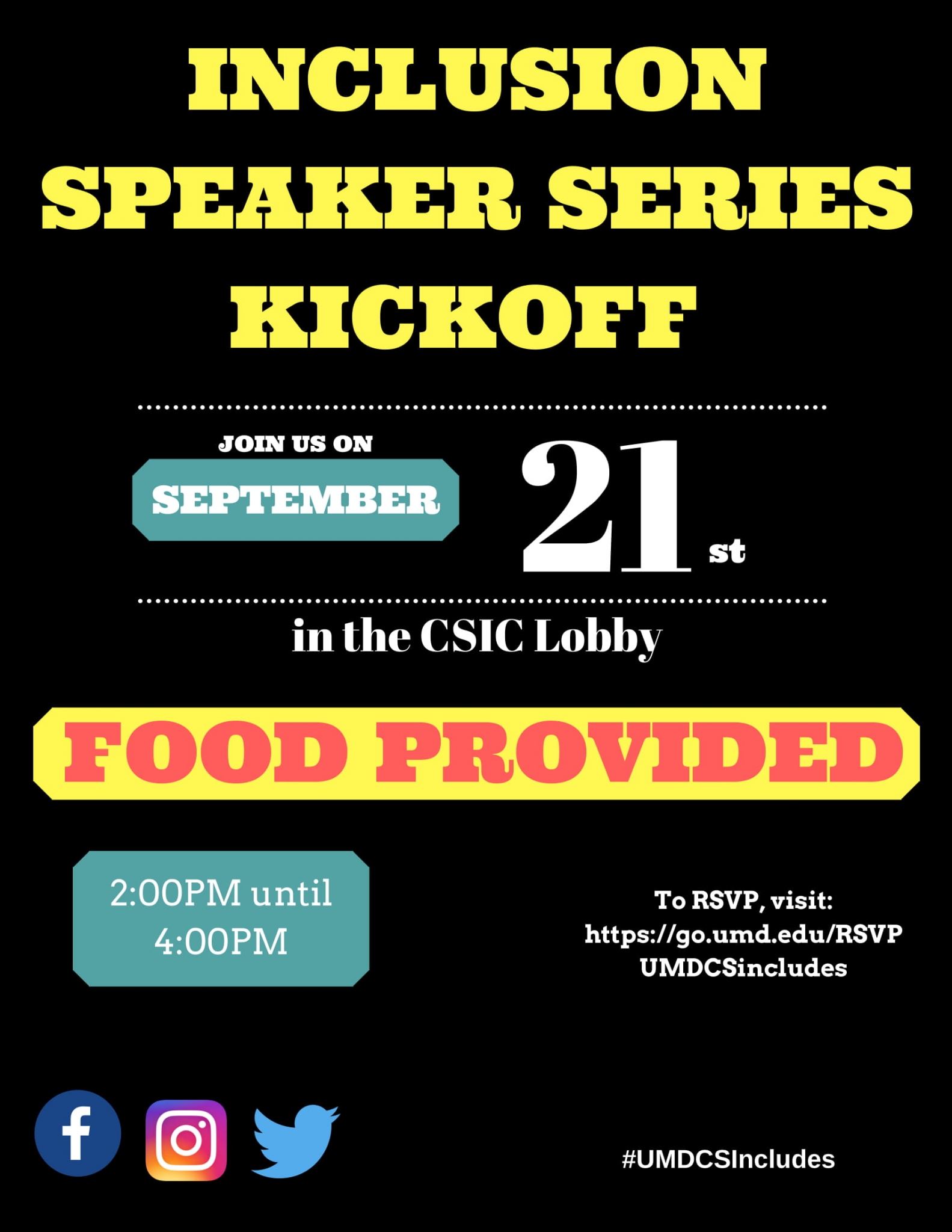 Inclusion Speaker Series Undergraduate Computer Science at UMD